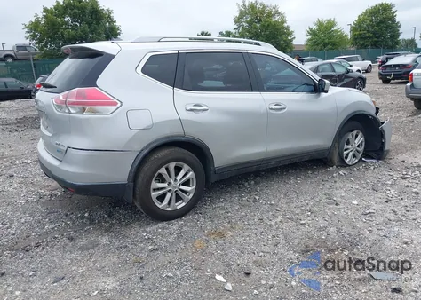 2014 Nissan Rogue Sv z USA, uszkodzony, nr VIN 5N1AT2MV3EC762558